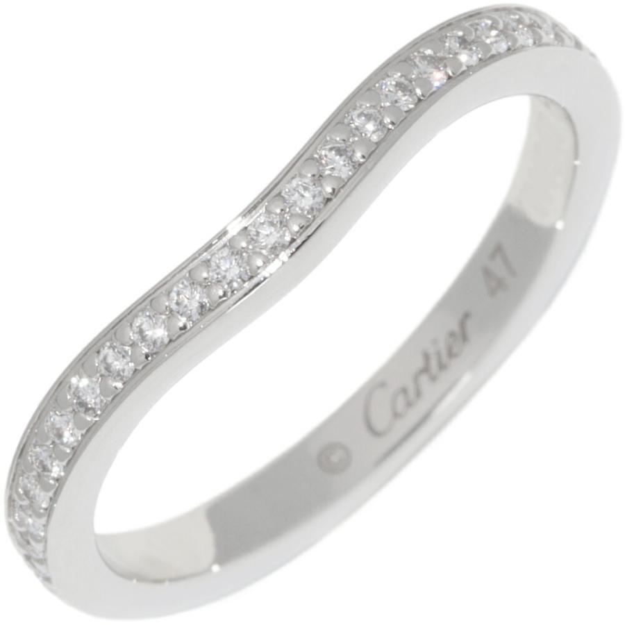 Cartier（カルティエ） 指輪 Pt950 ダイヤ27P(0.09ct) バレリーナ