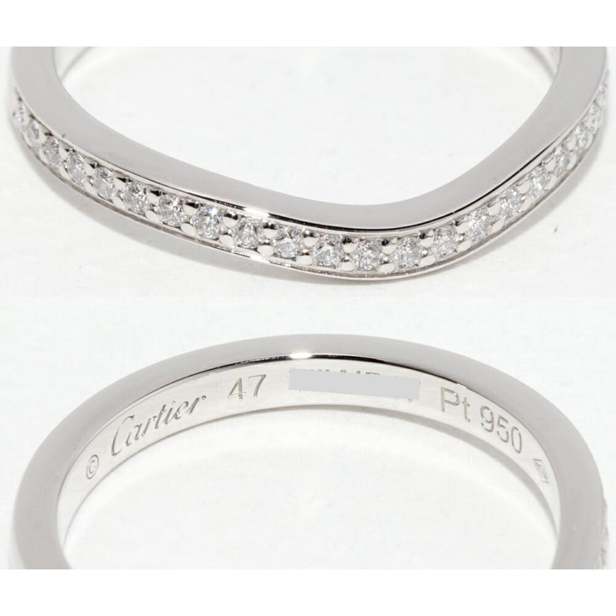 Cartier（カルティエ） 指輪 Pt950 ダイヤ27P(0.09ct) バレリーナ