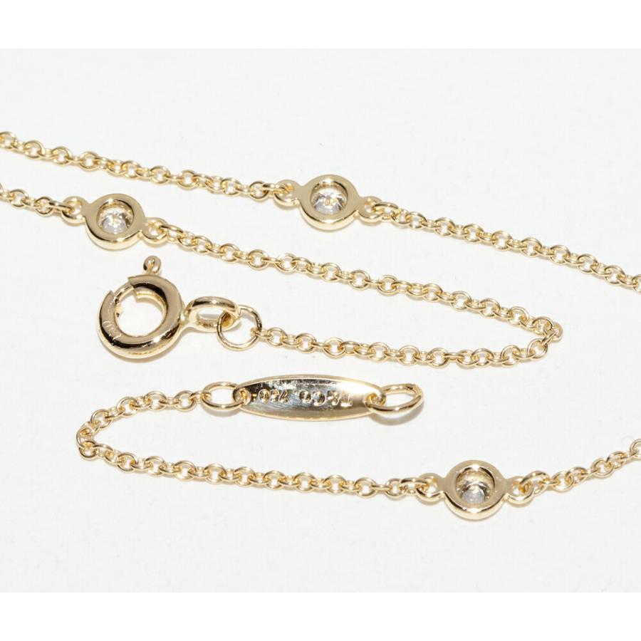 ティファニー K18YG ダイヤ3P(計0.15ct) エルサ・ペレッティ 