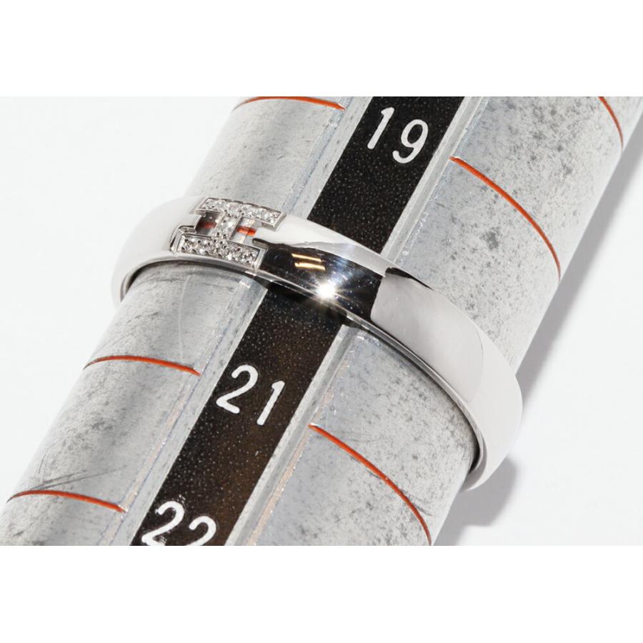 HERMES（エルメス） 指輪 K18WG ダイヤ11P(0.02ct) エヴァー 