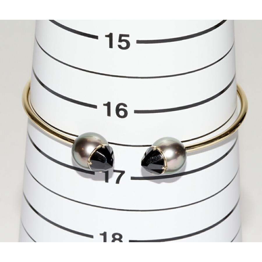 TASAKI（タサキ） ブレスレット K18YG ブラックスピネル2P セミ