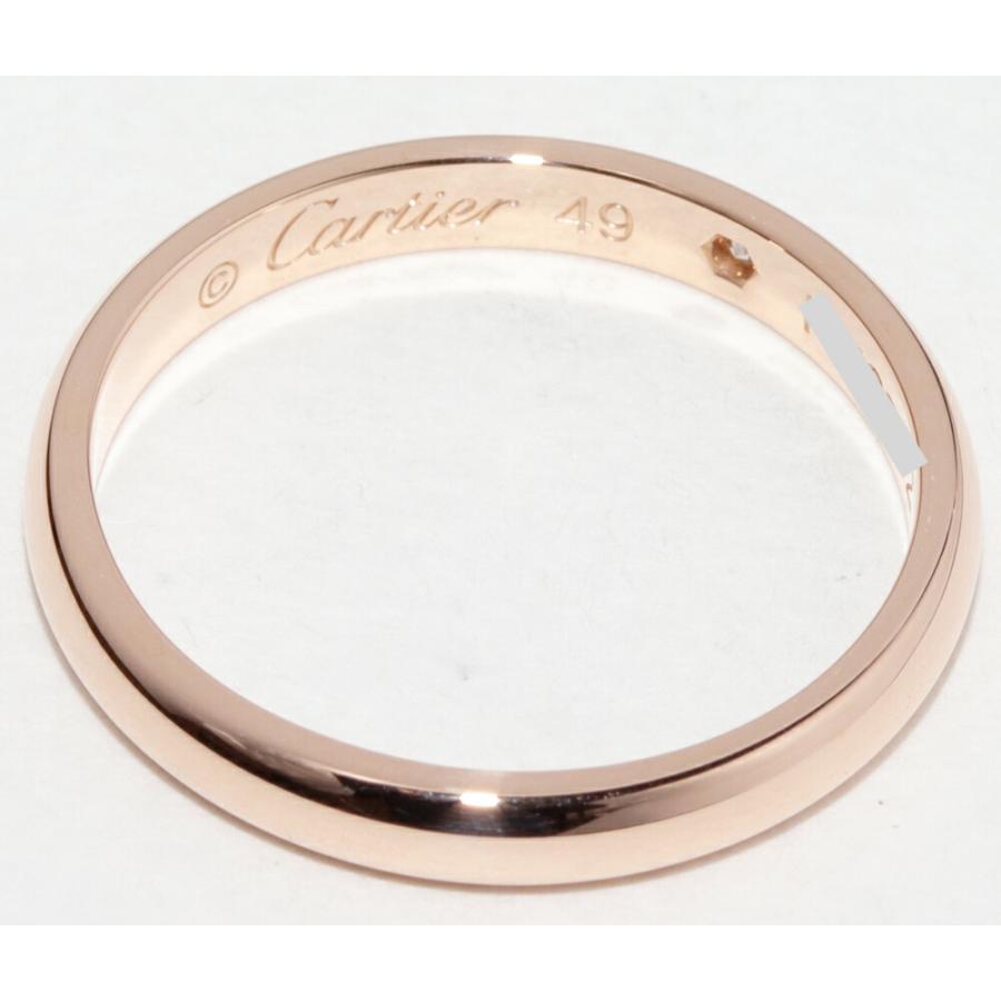 Cartier（カルティエ） 指輪 K18PG ダイヤ1P(0.01ct) 1895ウェディング