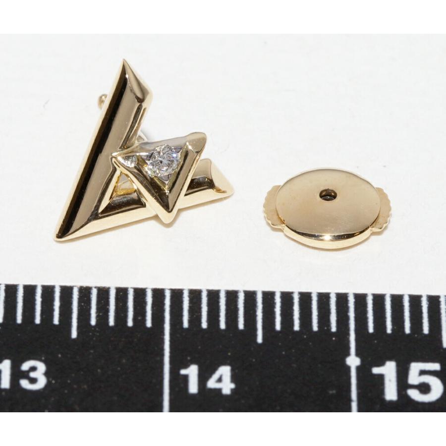 LOUIS VUITTON（ルイ・ヴィトン） ピアス K18YG ダイヤ1P(0.02ct) LV
