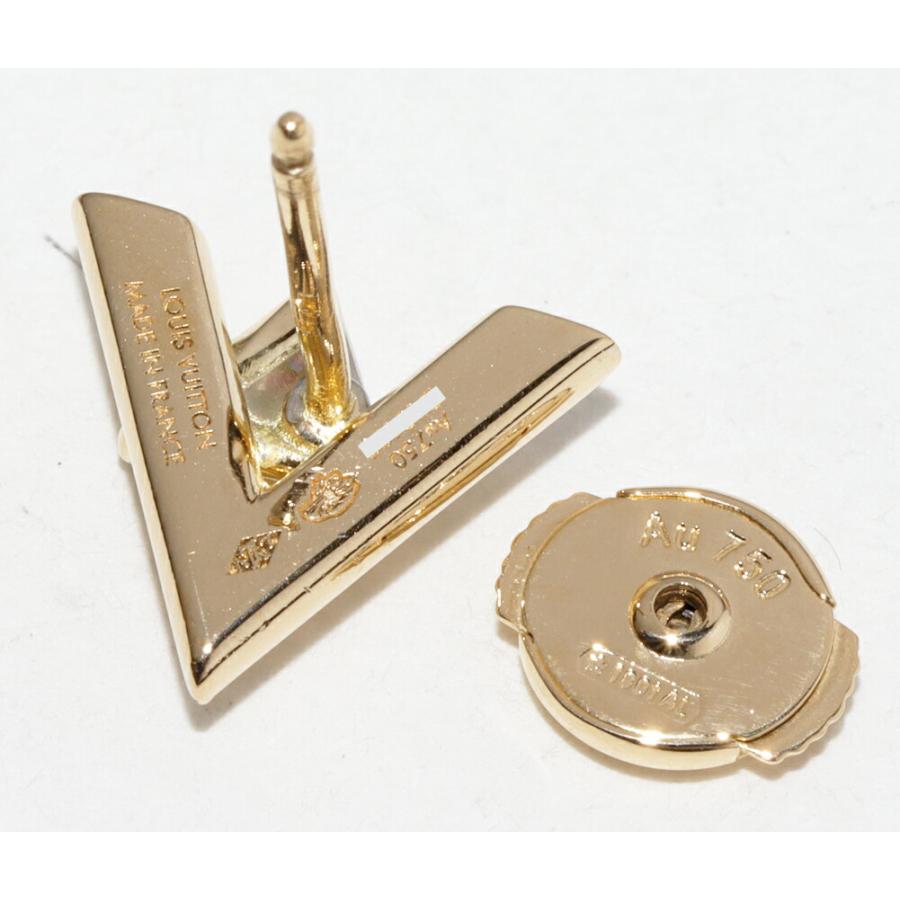 LOUIS VUITTON（ルイ・ヴィトン） ピアス K18YG ダイヤ1P(0.02ct) LV