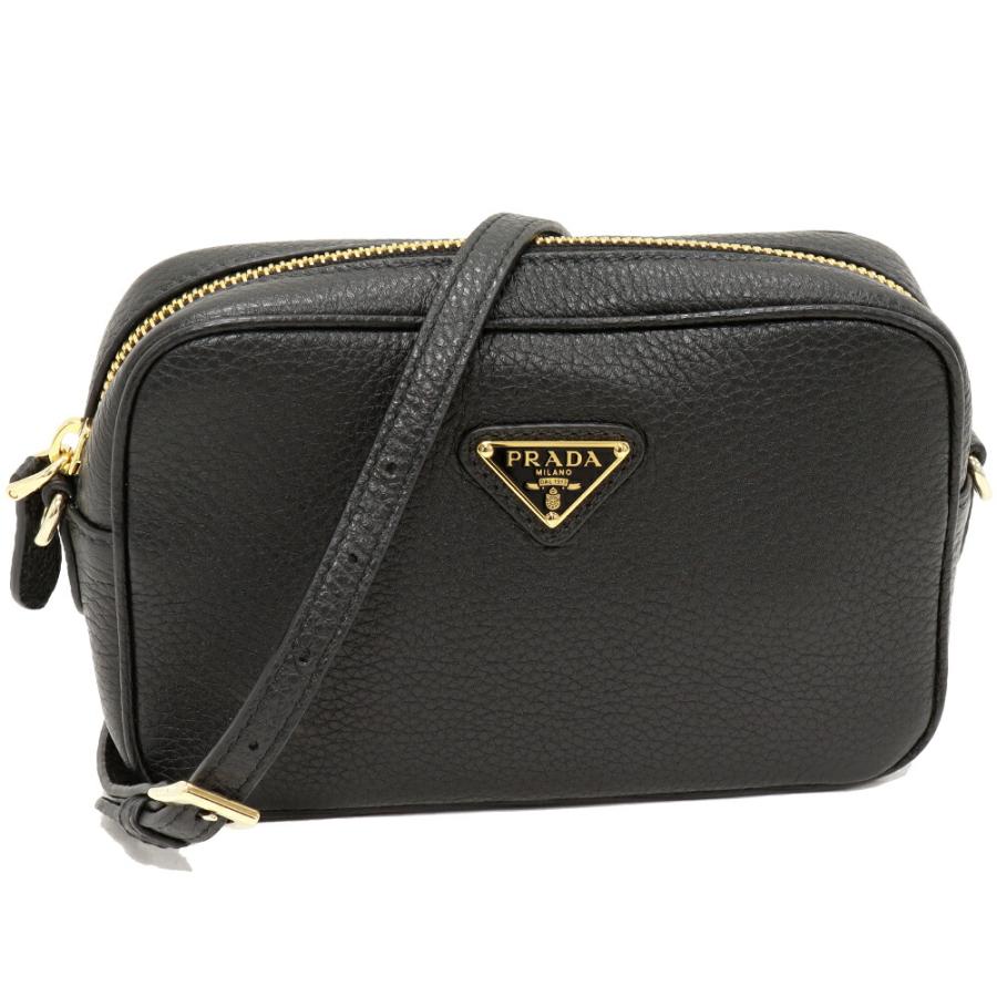 PRADA（プラダ） ヴィッテロダイノ レザー ミニバッグ カーフ ネロ(黒