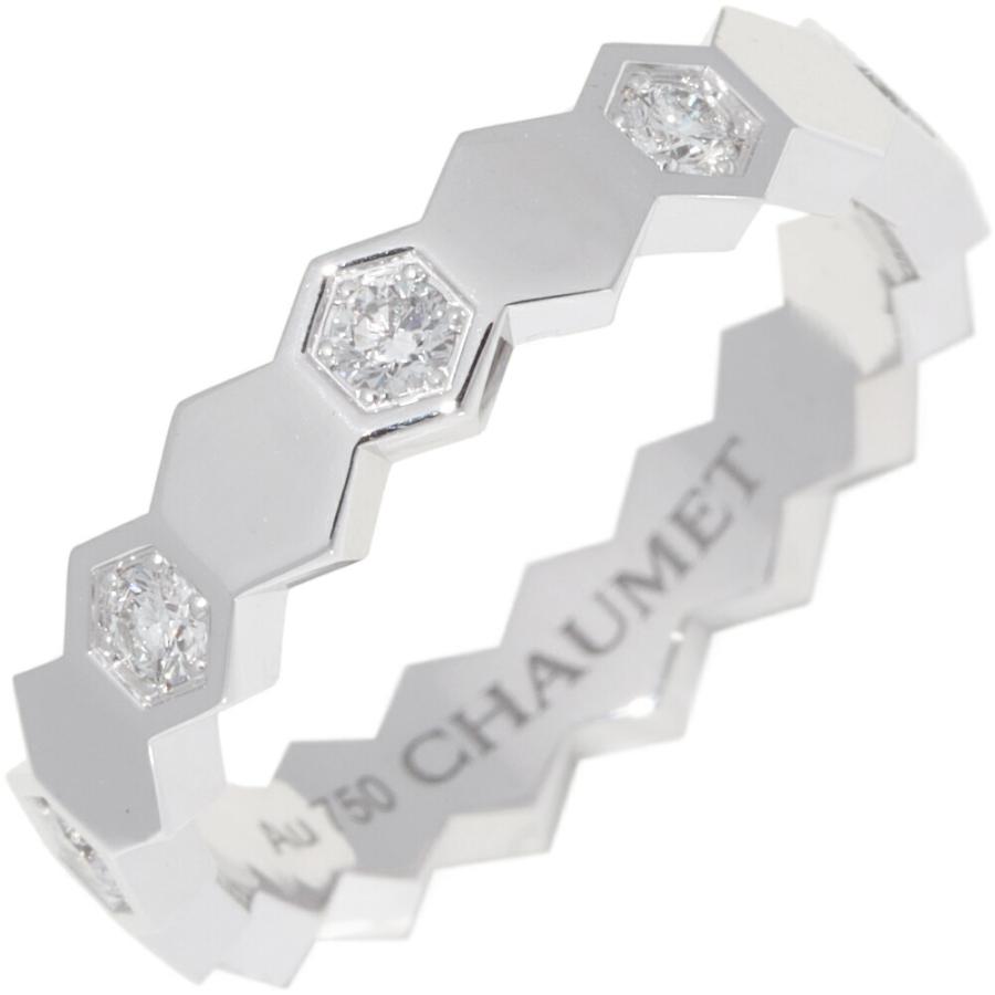CHAUMET（ショーメ） K18WG ダイヤ9P(0.31ct) ビードゥショーメ ビー