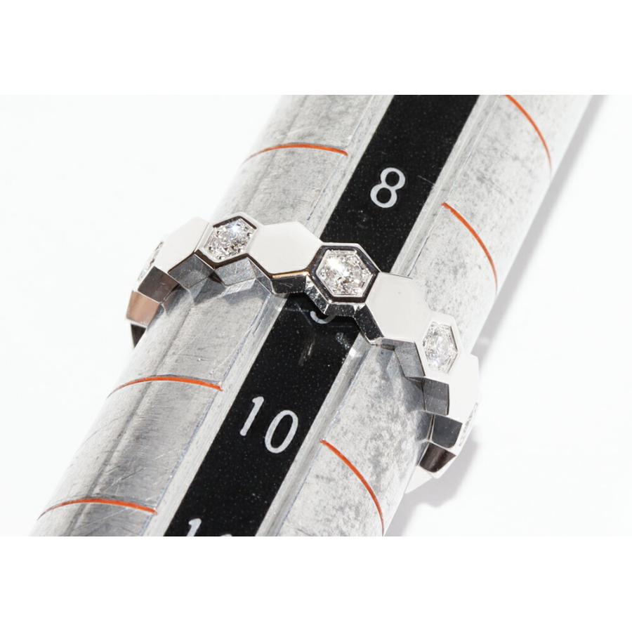 CHAUMET（ショーメ） K18WG ダイヤ9P(0.31ct) ビードゥショーメ ビー