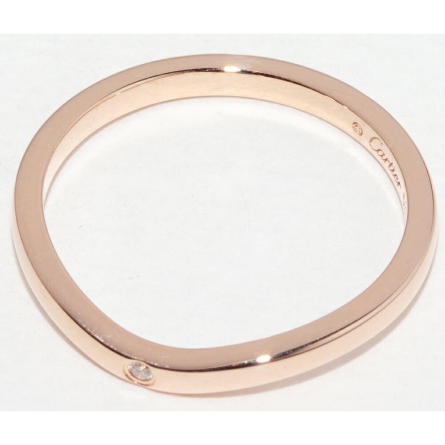 Cartier（カルティエ） 指輪 K18PG ダイヤ3P(0.01ct) バレリーナ