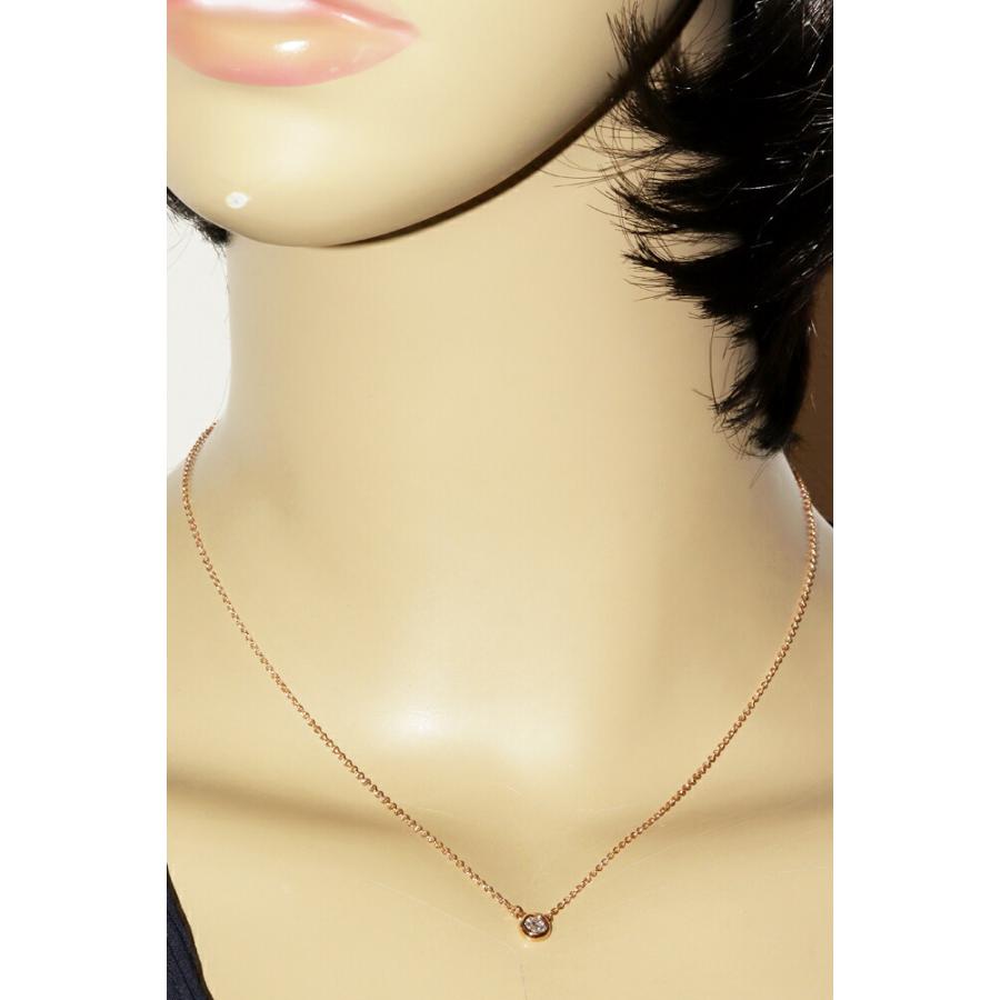 ティファニー K18PG ダイヤ1P(0.14ct) エルサ・ペレッティ