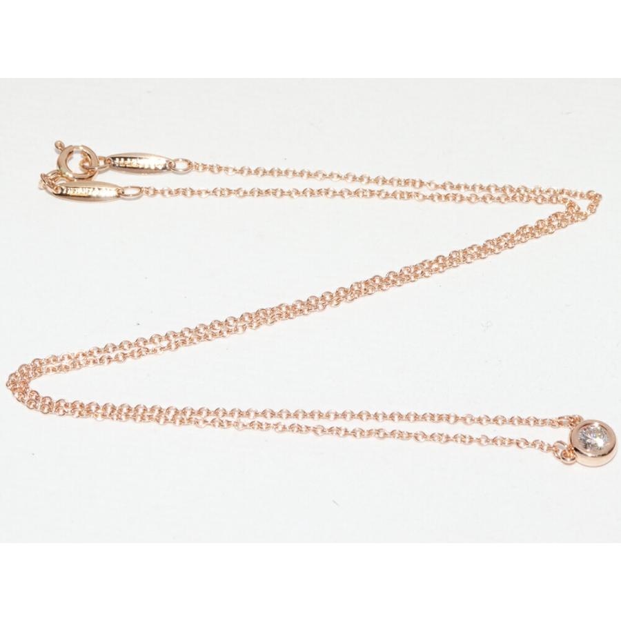 ティファニー K18PG ダイヤ1P(0.14ct) エルサ・ペレッティ