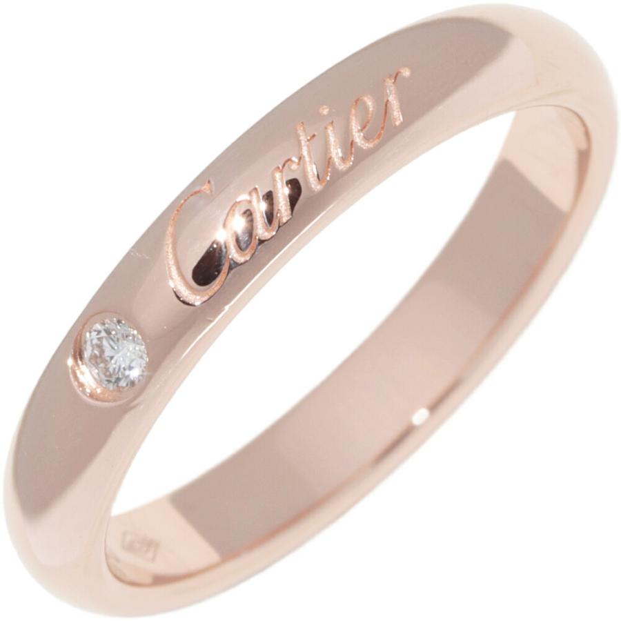 Cartier（カルティエ） 指輪 K18PG ダイヤ1P(0.02ct) Cドゥカルティエ