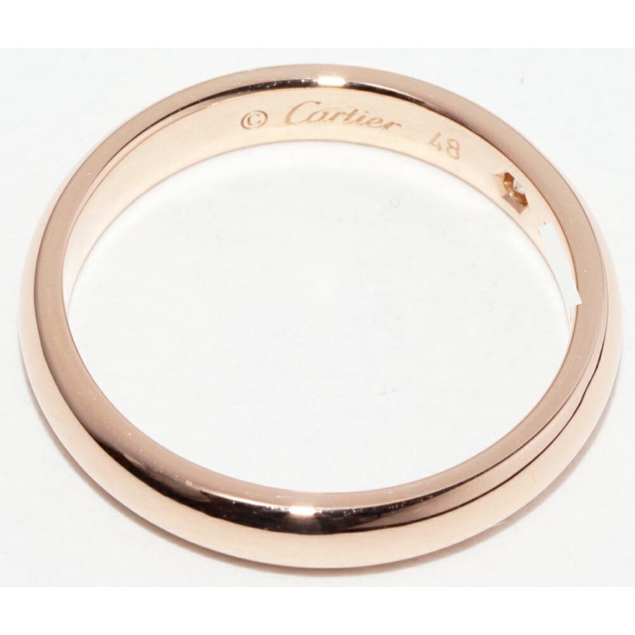 Cartier（カルティエ） 指輪 K18PG ダイヤ1P(0.02ct) Cドゥカルティエ