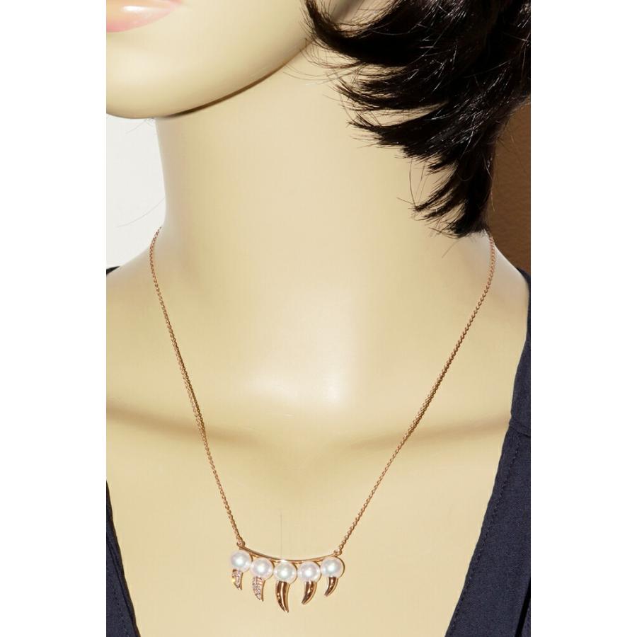 TASAKI（タサキ） ペンダントネックレス K18SG アコヤパール(真珠)5P