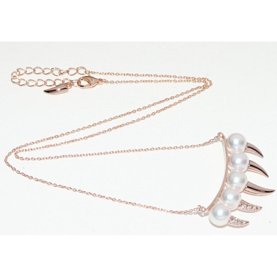 TASAKI（タサキ） ペンダントネックレス K18SG アコヤパール(真珠)5P