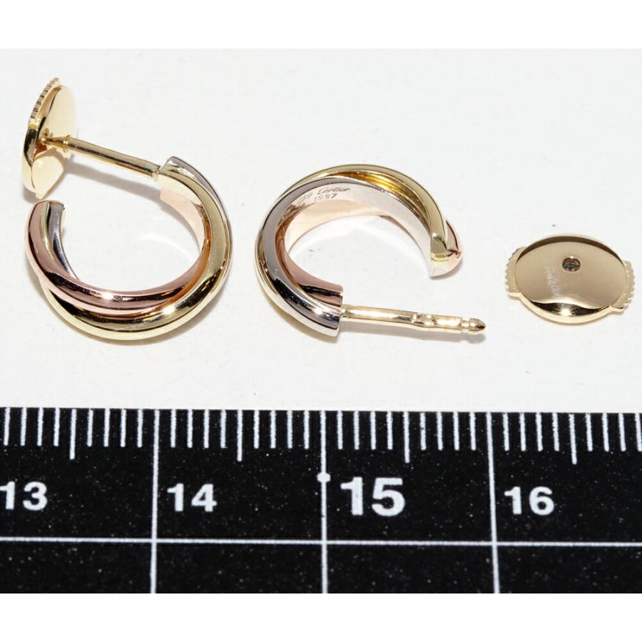 Cartier（カルティエ） ピアス K18YG K18WG K18PG トリニティピアス