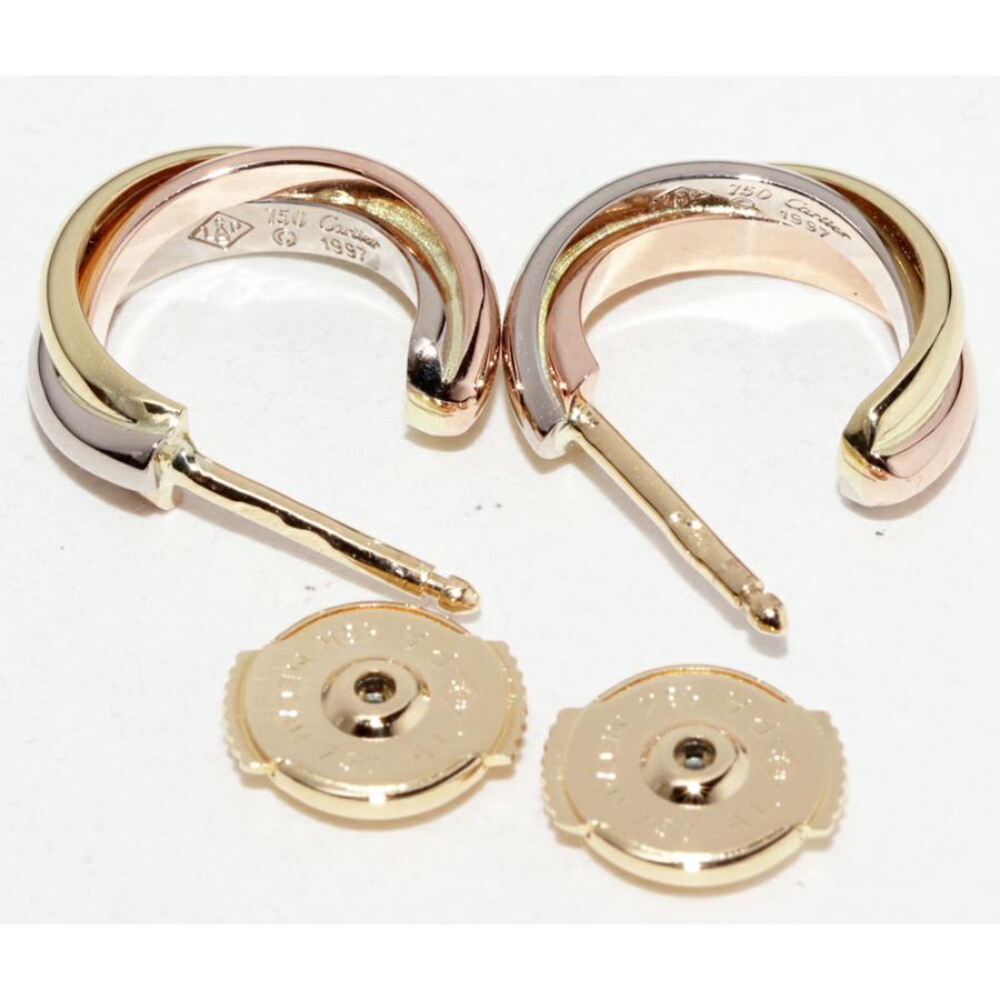 Cartier（カルティエ） ピアス K18YG K18WG K18PG トリニティピアス