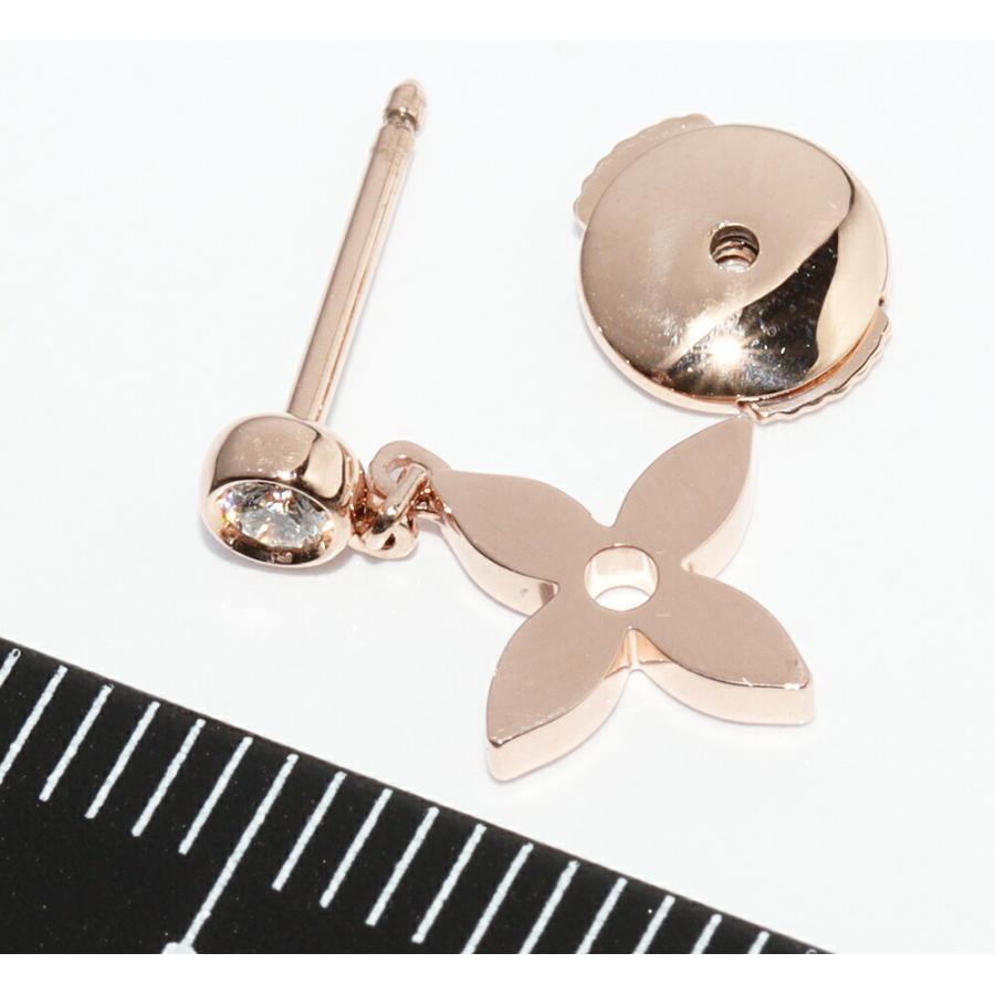 LOUIS VUITTON（ルイ・ヴィトン） K18PG ダイヤ1P(0.04ct) モノグラム