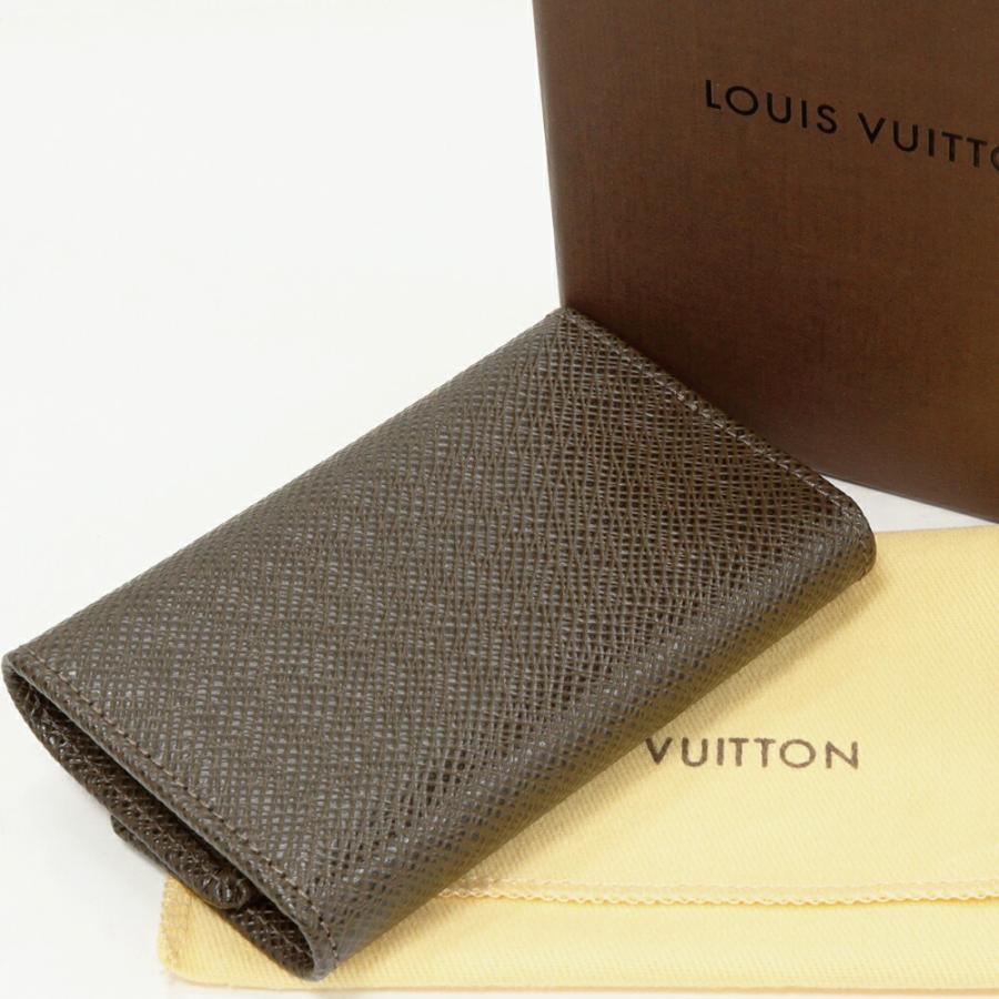 【美品】LOUIS VUITTON ルイヴィトン タイガ 6連キーケース LOUIS VUITTON（ルイ・ヴィトン） 6連キーケース タイガ グリズリ