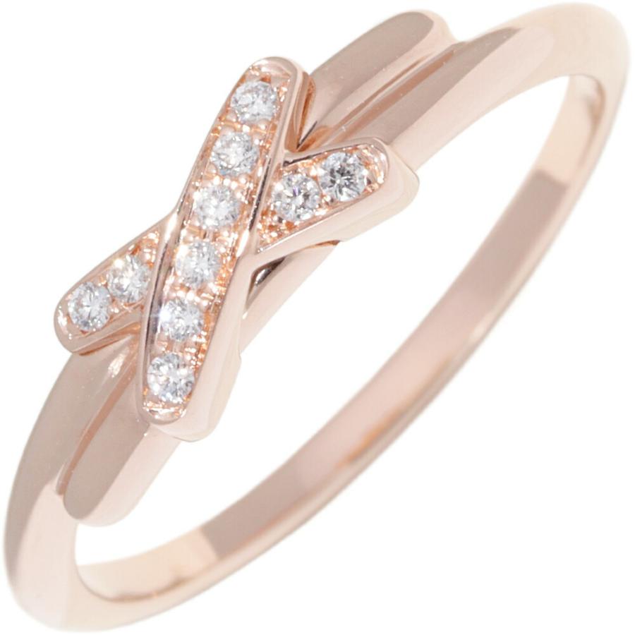 ショーメ リアン ダイヤモンド リング・指輪 K18YG CHAUMET（ショーメ） 指輪 K18PG ダイヤ10P(0.05ct) ジュ ドゥ リアン