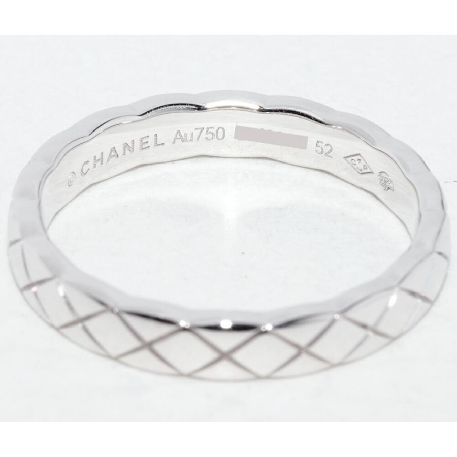 CHANEL（シャネル） K18WG ココクラッシュ リング ミニモデル J11793