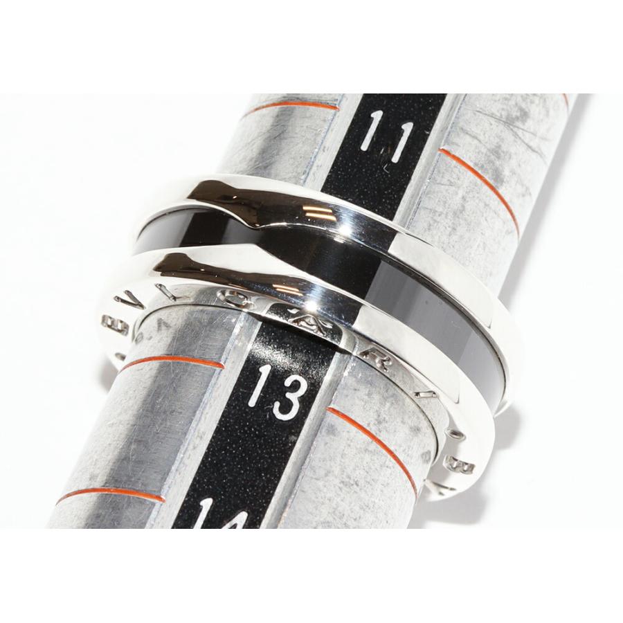 【10号・美品】ブルガリ　ビーゼロワン　セーブザチルドレン　リング　黒セラミック BVLGARI（ブルガリ） SV ブラックセラミック B.zero1 B.zero1 ビーゼロ