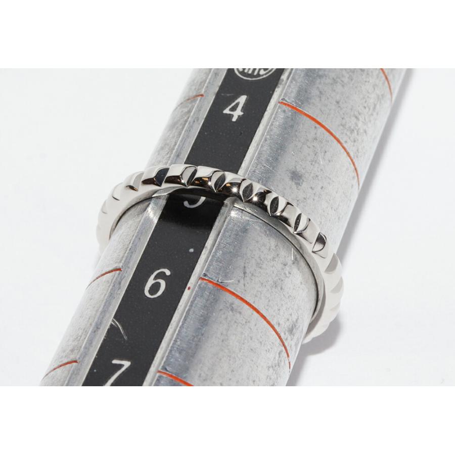 BOUCHERON クル ド パリ リング Pt950 スモール ブシュロン Pt950 キャトル クルドパリリング スモール JAL01160 #45(5
