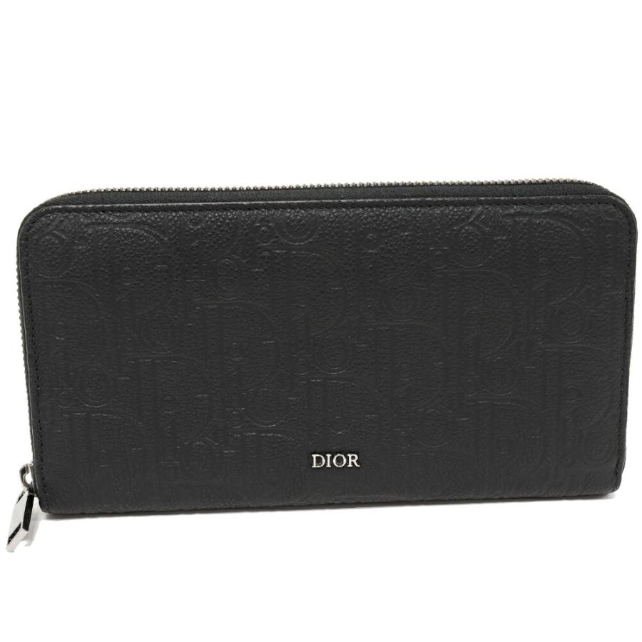 長財布 Christian Dior オブリーク ラウンドファスナー 長財布