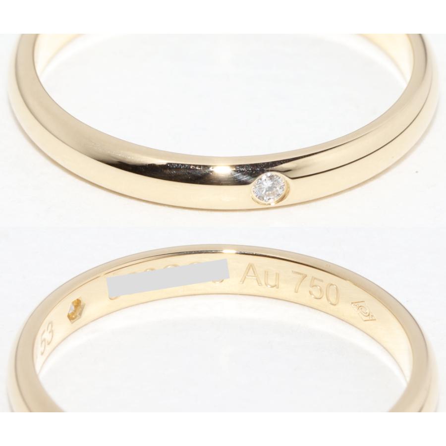 Cartier（カルティエ） K18YG ダイヤ1P(0.01ct) クラシック