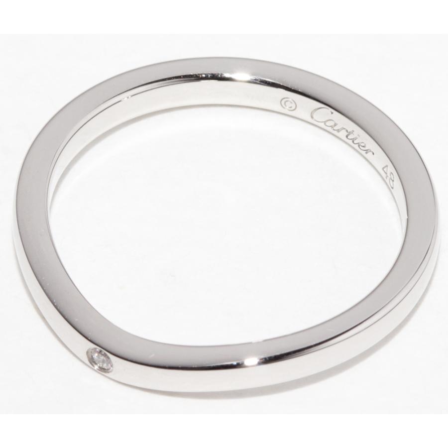 Cartier（カルティエ） Pt950 ダイヤ3P(計0.01ct) バレリーナ