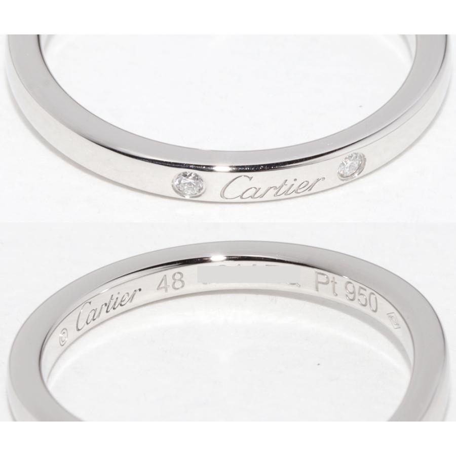 Cartier（カルティエ） Pt950 ダイヤ3P(計0.01ct) バレリーナ