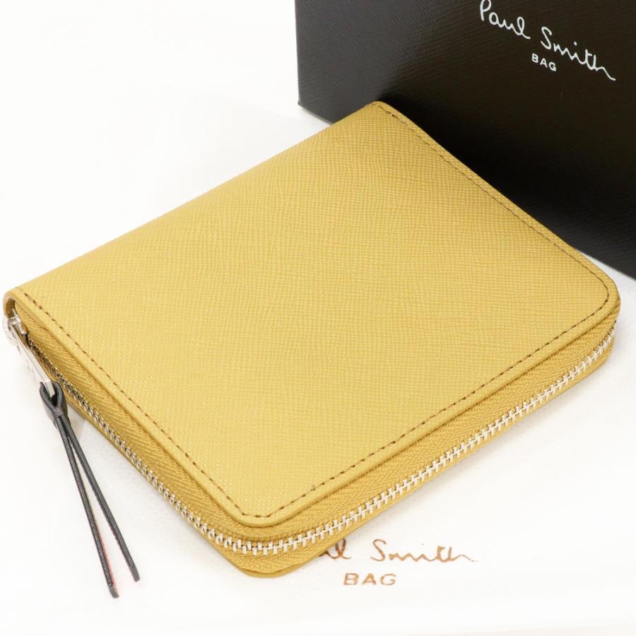 Paul Smith イエロー 二つ折り財布 Paul Smith（ポール・スミス） アーティストストライププラー