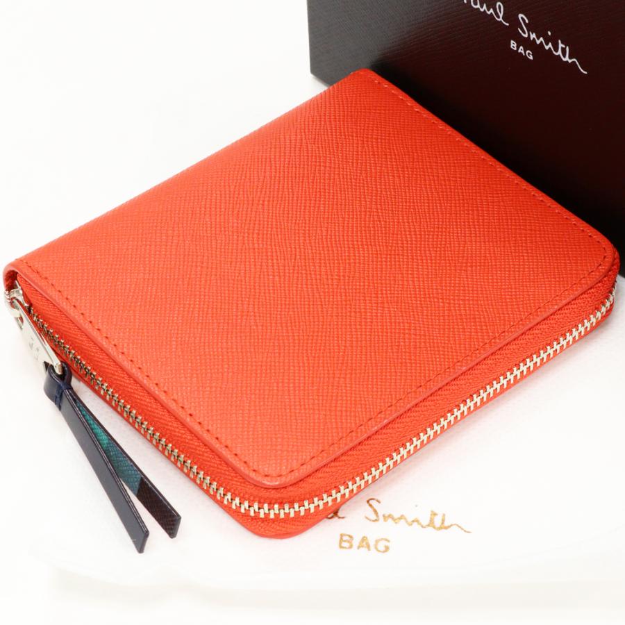 【未使用品】Paul smith L字　コンパクトウォレット　マルチストライプ Paul Smith（ポール・スミス） アーティストストライププラー