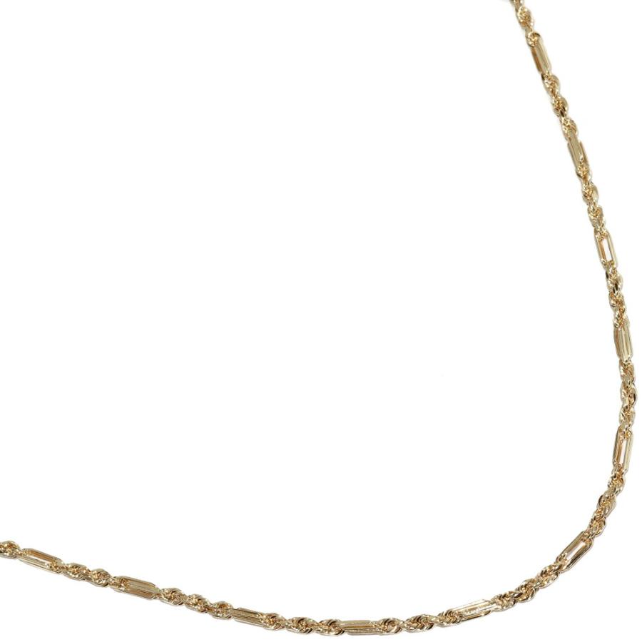 チェーンネックレス K18YG フィガロロープ : たかみ質店 Yahoo!店