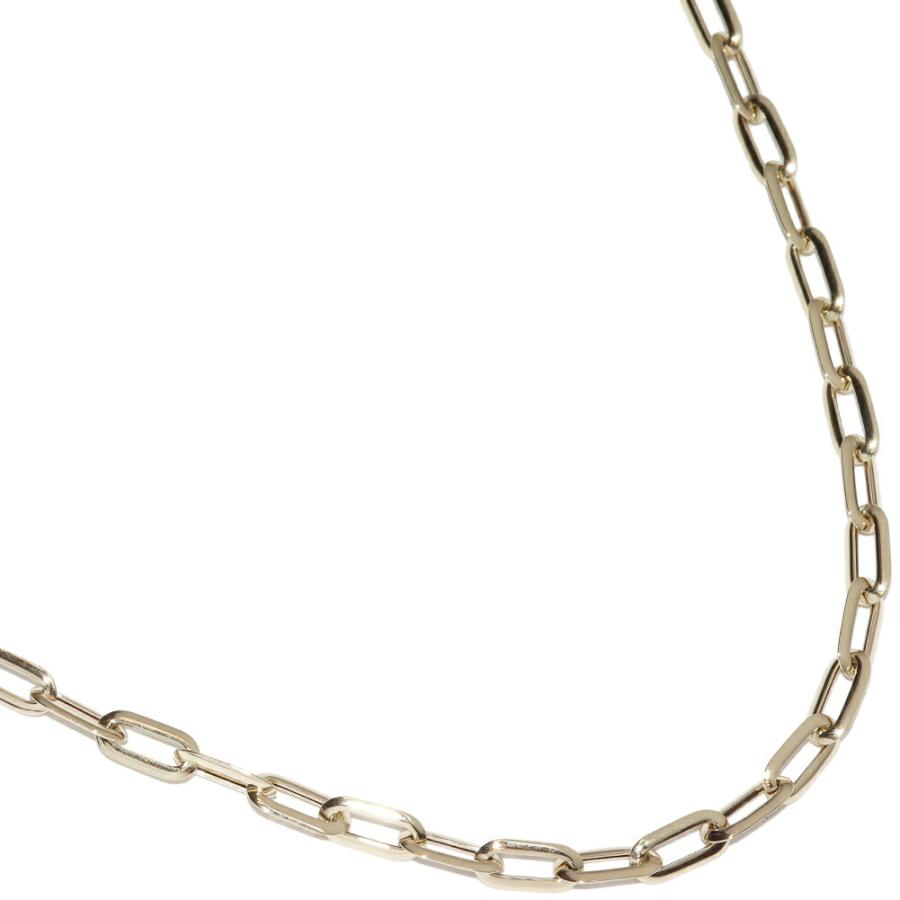 ネックレス K18YG ペーパークリップ チェーンネックレス : たかみ質店