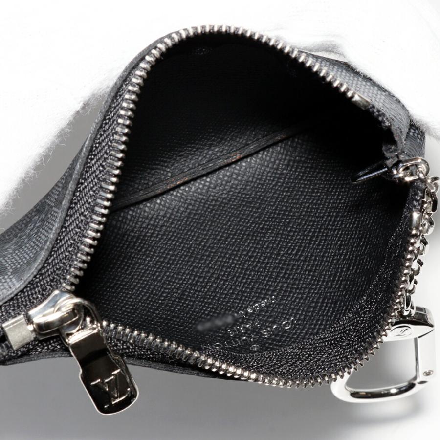 1072⭐ ルイヴィトン ポシェットクレ ダミエ グラフィット コインケース 黒 ルイヴィトン ダミエグラフィット ポシェット・クレ N60155