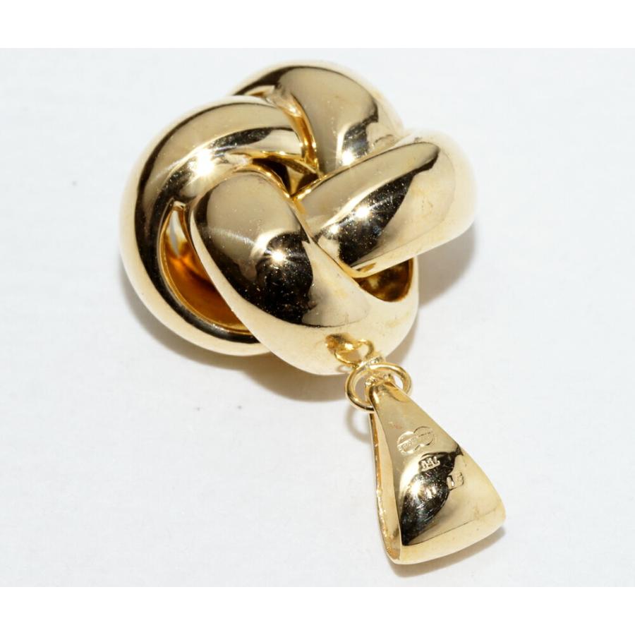 UNOAERRE（ウノアエレ） ペンダントトップ K18YG ラブノット : たかみ