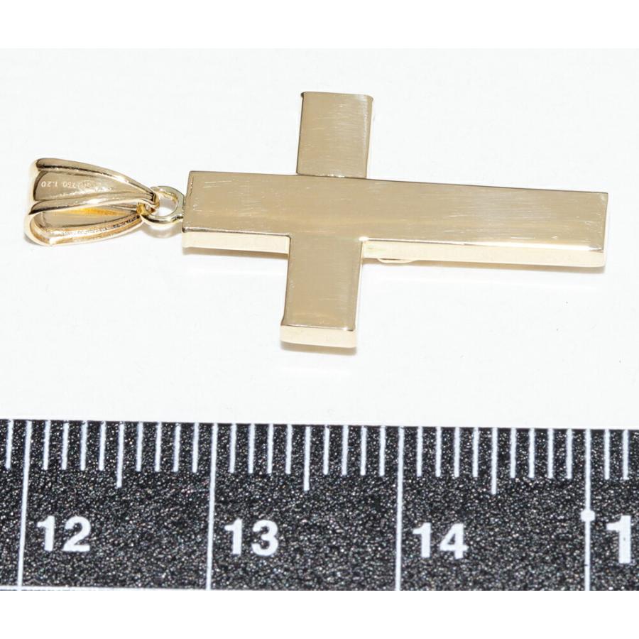 ペンダントトップ K18YG オニキス1.20ct ロザリオクロスの画像