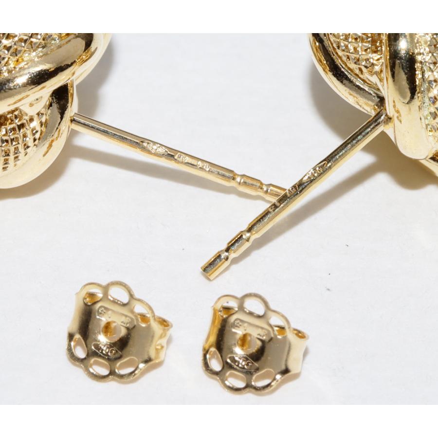 ⭐︎12/31まで⭐︎ウノアエレ　k18 ラブノットピアス　ラヴノット UNOAERRE（ウノアエレ） ピアス K18YG ラブノット ピアス : たかみ質店