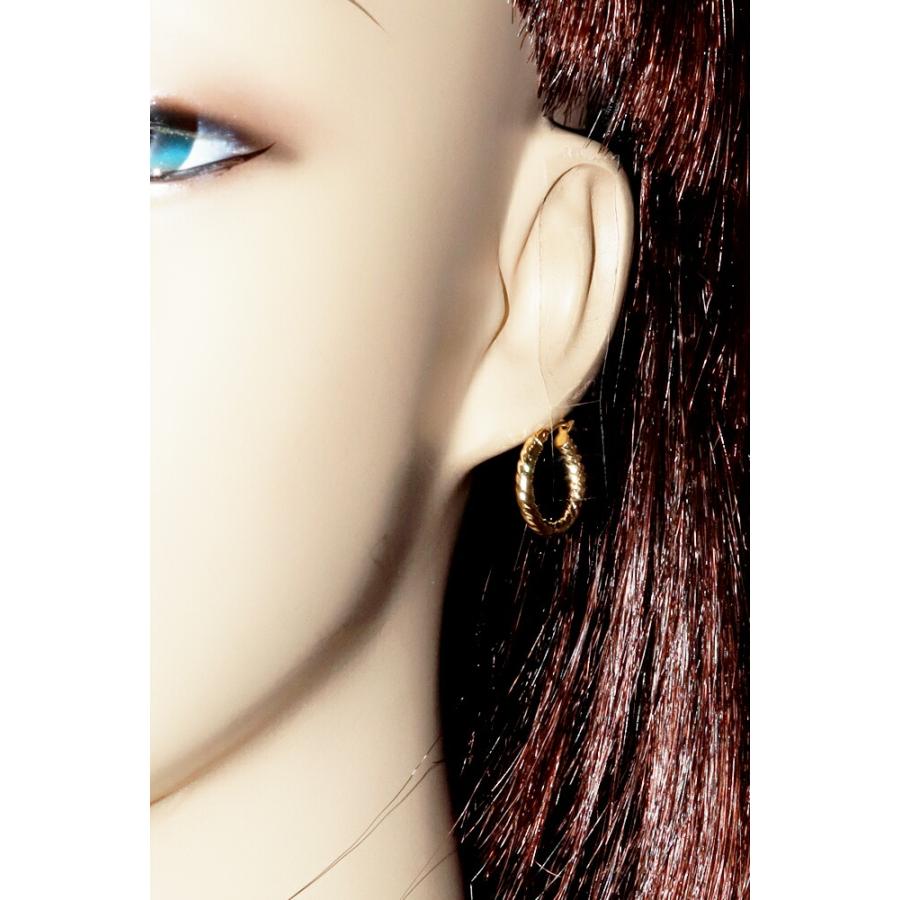 ピアス K18YG フープピアス : たかみ質店 Yahoo!店 - 通販 - Yahoo