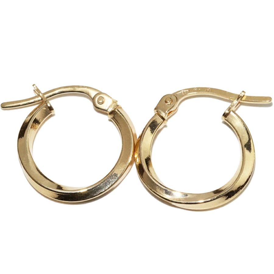 UNOAERRE（ウノアエレ） ピアス K18YG フープピアス : たかみ質店