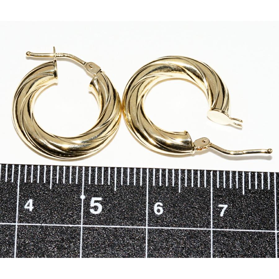 ピアス K18YG フープピアス : たかみ質店 Yahoo!店 - 通販 - Yahoo
