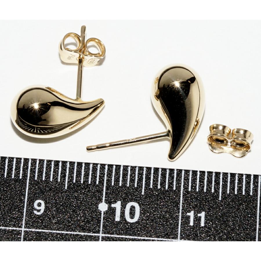ピアス K18YG ドロップ 雫の画像
