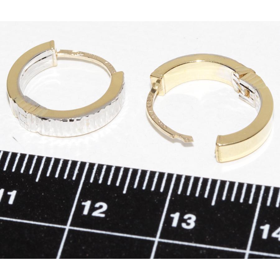 ピアス K18YG K18WG フープピアス : たかみ質店 Yahoo!店 - 通販