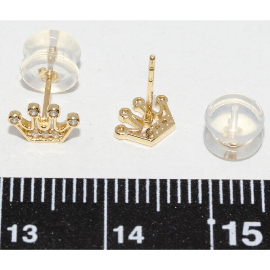 ピアス K18YG クラウン 王冠 : たかみ質店 Yahoo!店 - 通販 - Yahoo