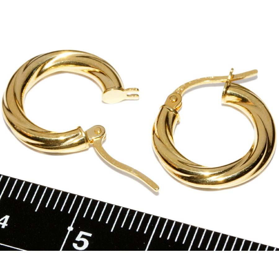 UNOAERRE（ウノアエレ） フープピアス K18YG : たかみ質店 Yahoo!店