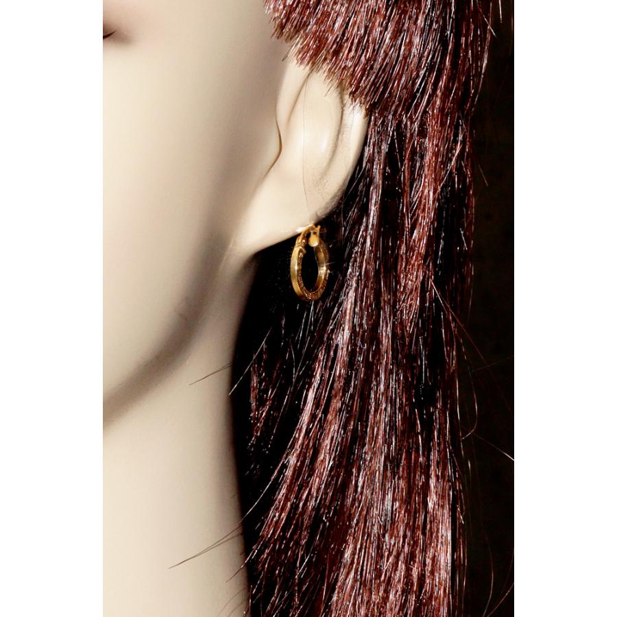 UNOAERRE（ウノアエレ） フープピアス K18YG : たかみ質店 Yahoo!店
