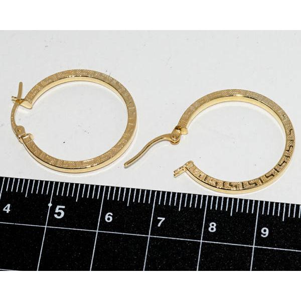 ウノアエレ ピアス K18YG フープピアス ウノアエレ ピアス