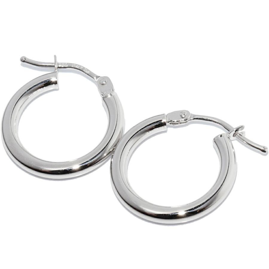 K18WG フープピアス　片耳 ピアス K18WG フープピアス : たかみ質店 Yahoo!店 - 通販 - Yahoo