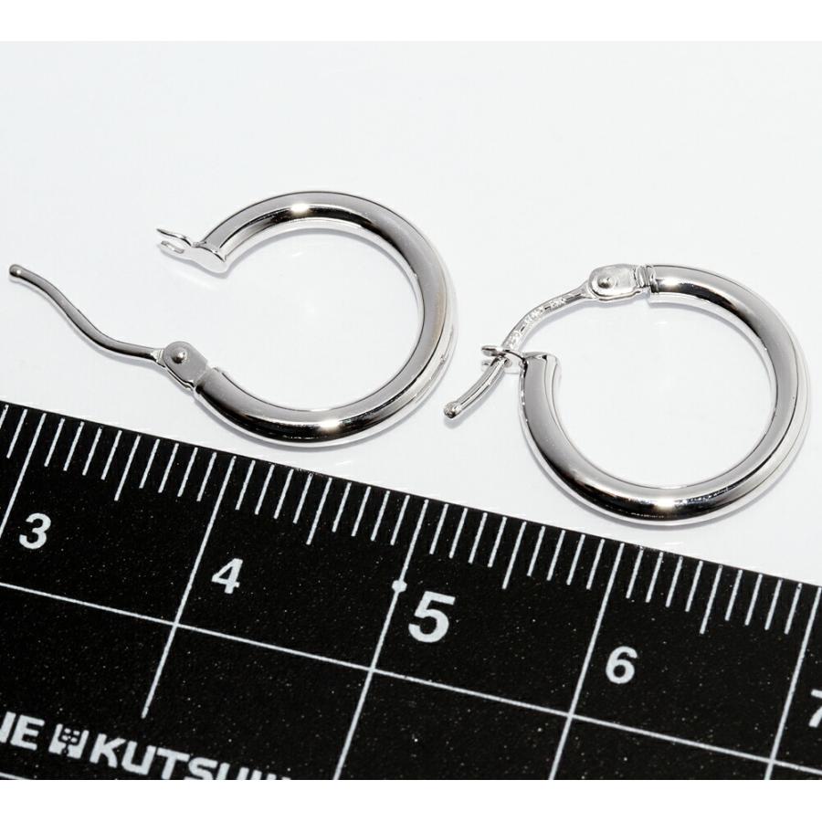 ピアス K18WG フープピアス : たかみ質店 Yahoo!店 - 通販 - Yahoo