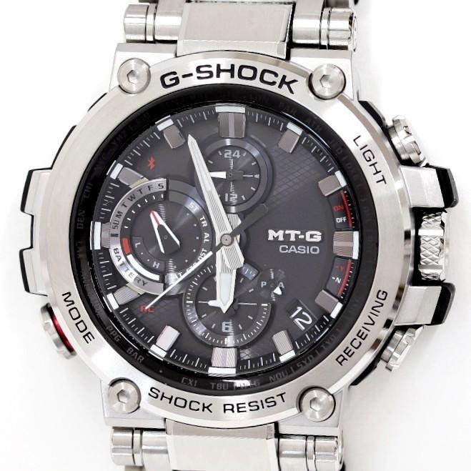 2021激安通販 カシオ　G-SHOCK　Gショック　MTG-B1000-1AJF　腕時計　電波ソーラー　Bluetooth クォーツ　メンズ　　　新品同様品 腕時計